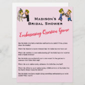 Niedliches ✨ Fun Brautparty Game Einladung (Vorne/Hinten)