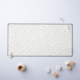 Niedliches Fun Gender Neutral Silver Star Muster W Schreibtischunterlage