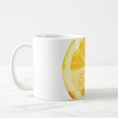 NIEDLICHES FUN HELLGELBEN LEMON FRUIT SLICE CUSTOM KAFFEETASSE (Links)