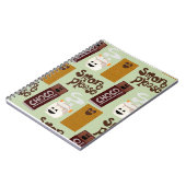 Niedliches Fun Smore Ingredients-Muster Notizblock (Linke Seite)