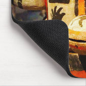 Niedliches Fun Wood Kachina Face Foto Erlebnis war Mousepad (Ecke)