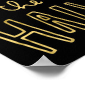 Niedliches Funny & Einzigartiges Weihnachtsdec Poster (Ecke)