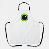 Niedliches Funny Big Green Eyeball Schürze (Vorderseite)