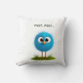Niedliches Funny Bird Pillow PSST Designgeschenk f Kissen