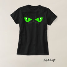 Niedliches Funny Cat Green Eyes Cat Lover Geschenk