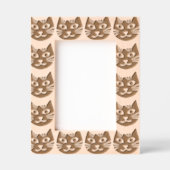 Niedliches Funny Cat Pattern Geätzte Rahmen (Vorderseite)