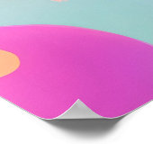 Niedliches Funny Colorado Comic Owl AI Kunst Poster (Ecke)