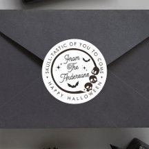 Niedliches Funny Happy Halloween Skelettbäder