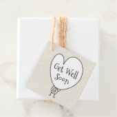 Niedliches Funny Heart Aufgehobener Charakter wird Geschenkanhänger (Beispiel)