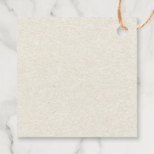 Niedliches Funny Heart Aufgehobener Charakter wird Geschenkanhänger (Rückseite)