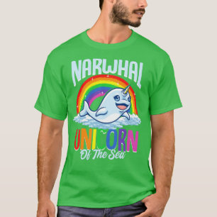 Niedliches Funny Narwhal Unicorn des Meeres 1 T-Shirt