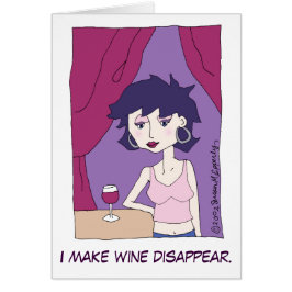 Niedliches Funny Red Wine Cartoon