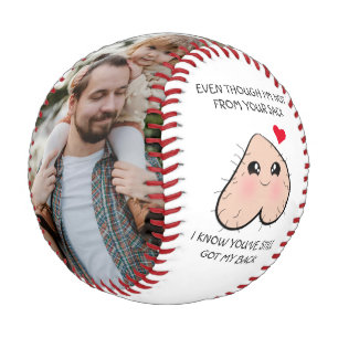 Niedliches Funny Step Vater Vatertag Foto Baseball