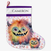 Niedliches Furnier Großer Weihnachtsstrumpf (Vorderseite)