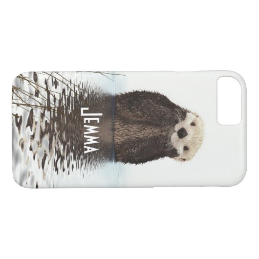 Niedliches Furnier im Wasser Case-Mate iPhone Hülle (Rückseite (Horizontal))