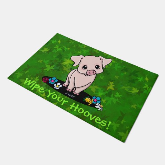 Niedliches Fußmatte (Schrägansicht)