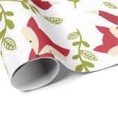 Niedliches Futter- und Weinwaschpapier Geschenkpapier (Rolleneckpunkt)