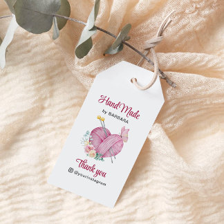 Niedliches Garn Knitternadeln Geschenkanhänger