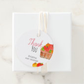 Niedliches Gastgeschenk zum Geburtstag von Apfeln Geschenkanhänger (Beispiel)