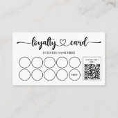 Niedliches Gebäck Konditorei Kaffee Shop QR Code Treuekarte (Vorderseite)