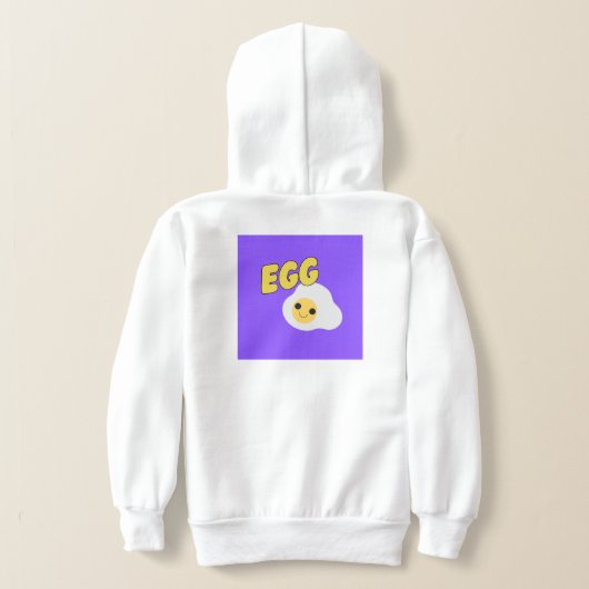 Niedliches, gebratenes Ei, das jeden glücklich mac Hoodie (AblageHinten)