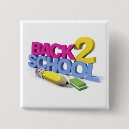 niedliches gefärbt zurück zu Schulknopf Button