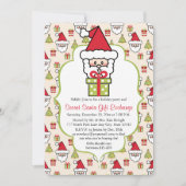 Niedliches Geheimnis Weihnachten Party Einladung (Vorderseite)