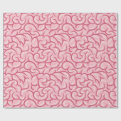 Niedliches Gehirn Geschenkpapier (Flach)