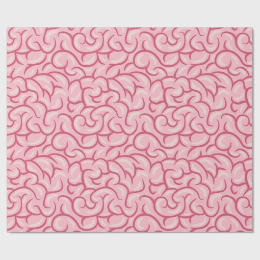 Niedliches Gehirn Geschenkpapier (Flach)