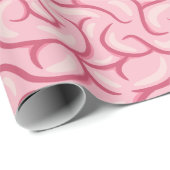 Niedliches Gehirn Geschenkpapier (Rolleneckpunkt)