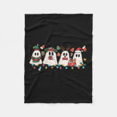 Niedliches Geist Lichter Tree Cake Frohe Weihnacht Fleecedecke (Vorderseite)