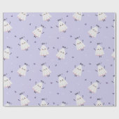 Niedliches Geistermuster mit "Boo"! Text zu Lavend Geschenkpapier (Flach)