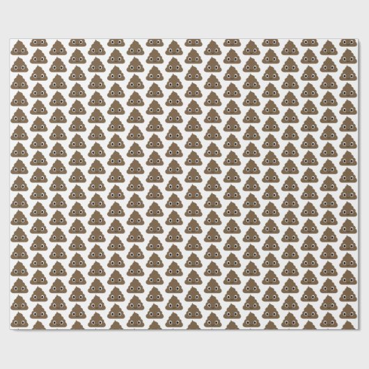 Niedliches Gekackt Muster - Adorable Piles of Doo Geschenkpapier (Flach)