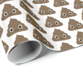 Niedliches Gekackt Muster - Adorable Piles of Doo  Geschenkpapier (Rolleneckpunkt)