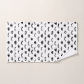 Niedliches Gekritzeleyelash-Muster Badhandtuch Set (Handtuch)