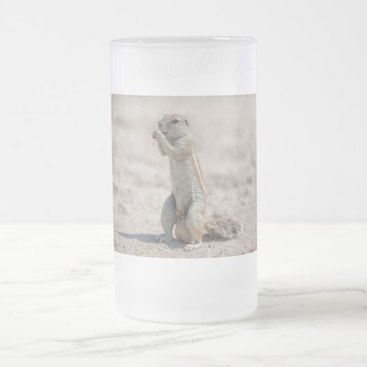 Niedliches Gelände Mattglas Bierglas (Mittel)