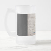 Niedliches Gelände Mattglas Bierglas (Links)