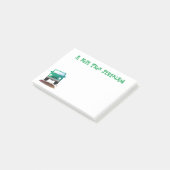 Niedliches Geländefahrzeug Cartoon 4X4 personalisi Post-it Klebezettel (angewinkelt)