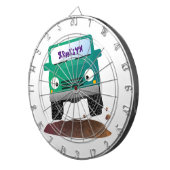 Niedliches Geländefahrzeug Cartoon Dartscheibe (Vorderseite rechts)