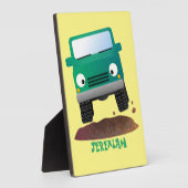 Niedliches Geländefahrzeug Cartoon Fotoplatte (Seite)