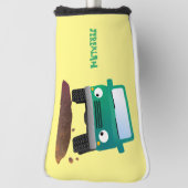 Niedliches Geländefahrzeug Cartoon Golf Headcover (Rotieren 90)