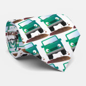 Niedliches Geländefahrzeug Cartoon Krawatte (Gerollt)