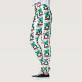 Niedliches Geländefahrzeug Cartoon Leggings (Links)
