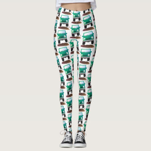 Niedliches Geländefahrzeug Cartoon Leggings