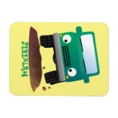 Niedliches Geländefahrzeug Cartoon Magnet (Horizontal)