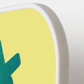 Niedliches Geländefahrzeug Cartoon Pickleball Schläger (Linke Seite)