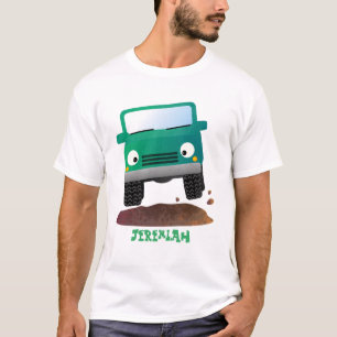 Niedliches Geländefahrzeug Cartoon T-Shirt