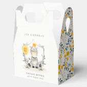 Niedliches Gelbbaby Zebra Foliage jedes Lebensalte Geschenkschachtel (Geöffnet)