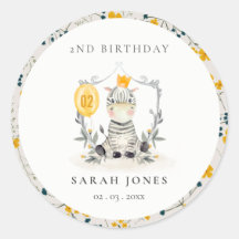 Niedliches Gelbbaby Zebra Foliage jedes Lebensalte