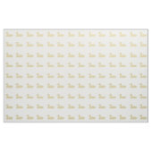 Niedliches Gelbente Kinderzimmer Muster Stoff (Fat Quarter (45,7 x 55,9 cm))